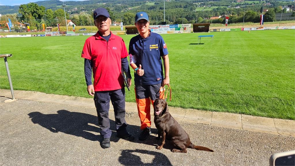 搜救犬界世界盃!新北搜救犬Amei為國爭光奪世界第二