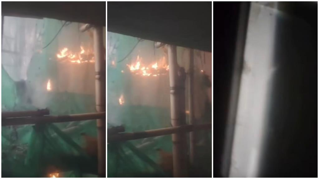 香港大火/宏福苑惡火眼前燃燒!他吸濃煙狂咳秒關窗「住戶第一視角」全網瘋傳