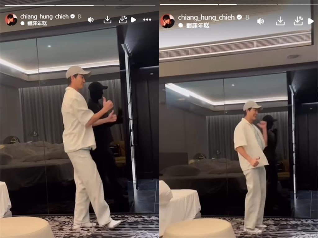 江宏傑不打桌球準備轉行?飯店「苦練三振舞」畫面曝:變唱跳歌手好了