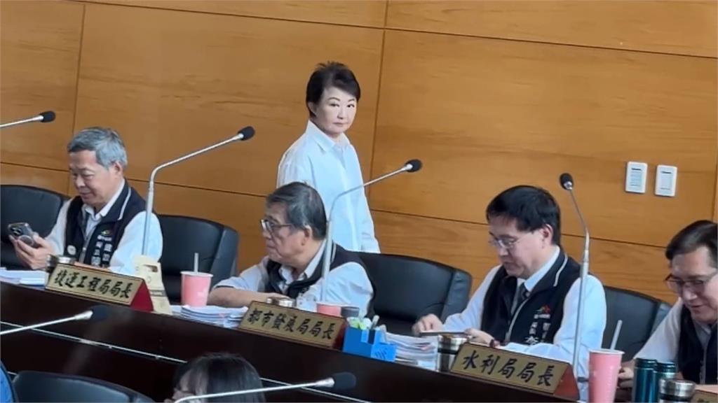 台中議會火爆!盧秀燕反質詢議員 綠營:盧卸任前焦慮症