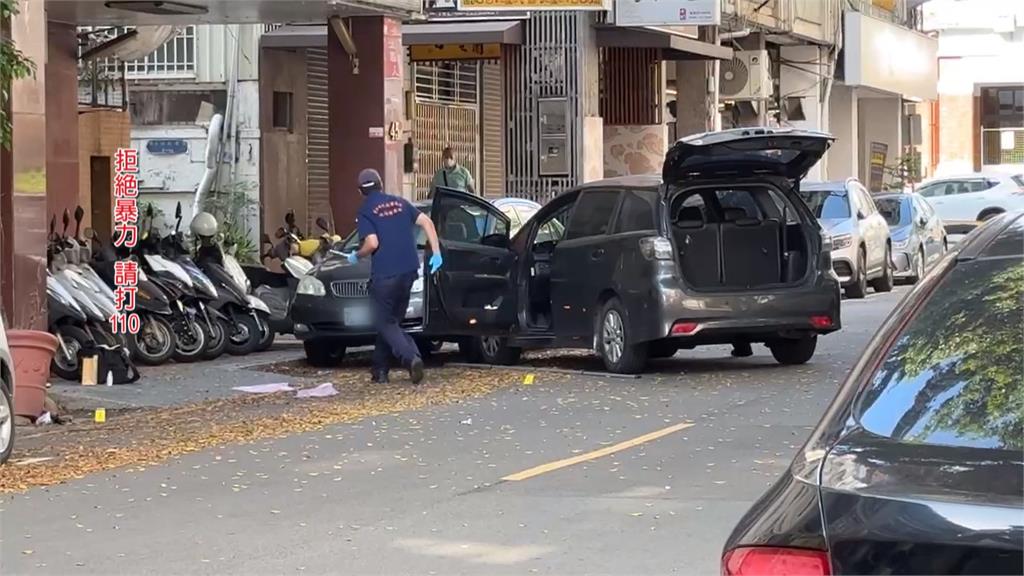 台中西區驚傳槍擊案 男開車遇襲"腹部中槍