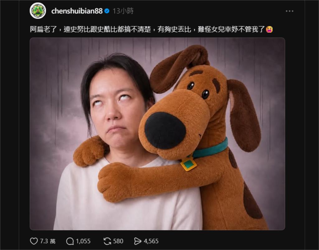 陳水扁寵女兒耍雷「慘遭陳幸妤親開嗆」！下秒「拉陳致中參戰」網一看笑翻：又錯了