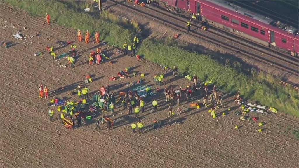 英國倫敦北部火車相撞　已1死89人輕重傷　其中11人傷勢嚴重