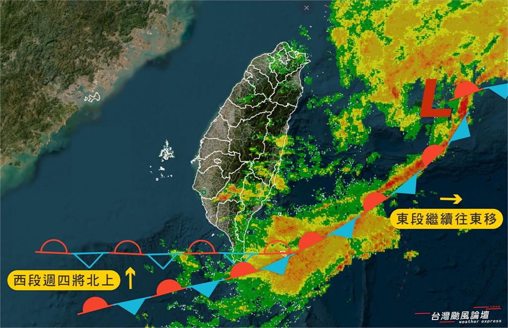 梅雨暫歇「只是空檔期」！專頁揭「週四鋒面再北抬」1區域先開轟