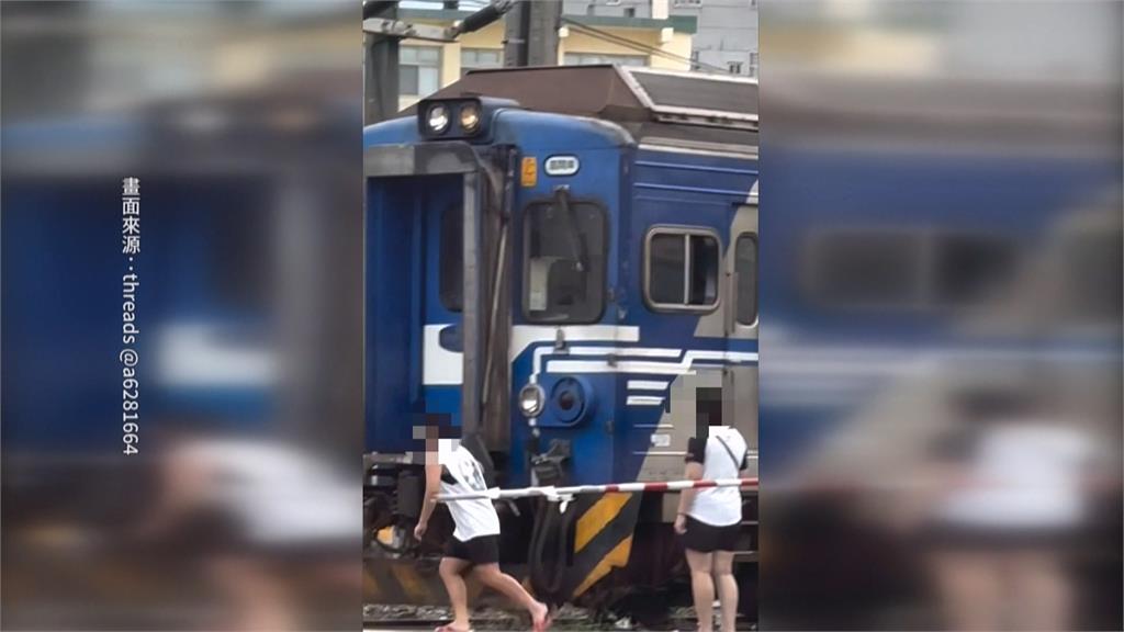 愛犬跳車衝平交道！　高雄女闖鐵軌抓狗「列車急煞」
