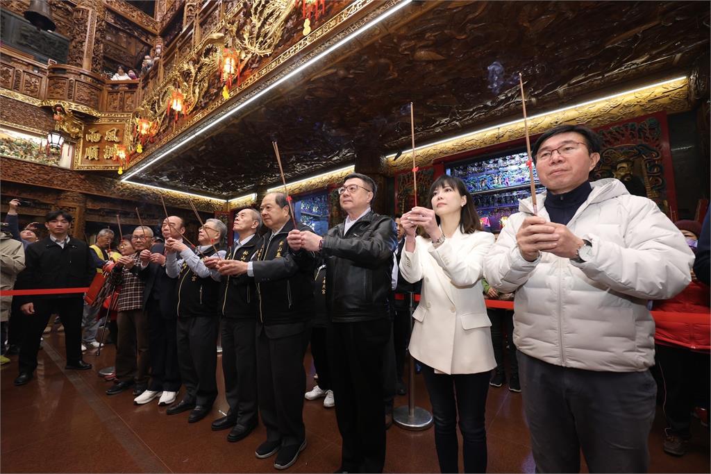 快新聞/走透透!初一台北連拜4廟祈福 卓揆盼落實四目標:帶領台灣更進步