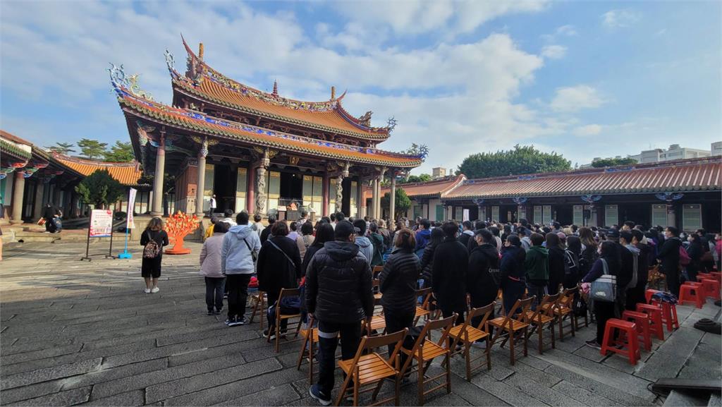 臺北市高中聯孔廟許願祈福!111學測「包高中」金榜題名