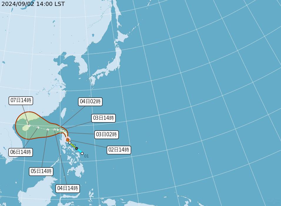 快新聞／輕颱魔羯最新影響曝　氣象署：外圍環流接近「這些地區」防午後雨