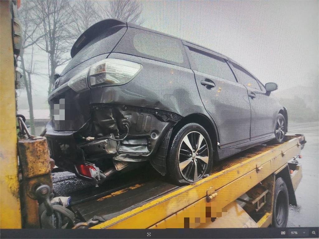 快新聞/疑變換車道出事!國道2號桃園路段發生車禍 驚悚畫面曝光
