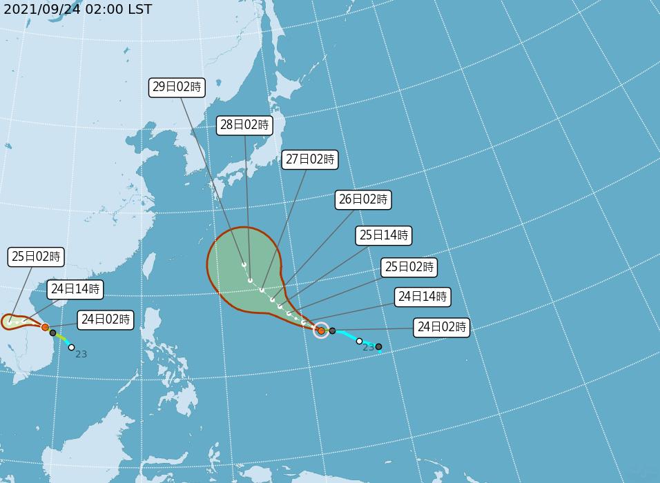 快新聞／入秋首波東北風登場！桃園以北、宜蘭高溫略降　雙颱最新路徑曝光