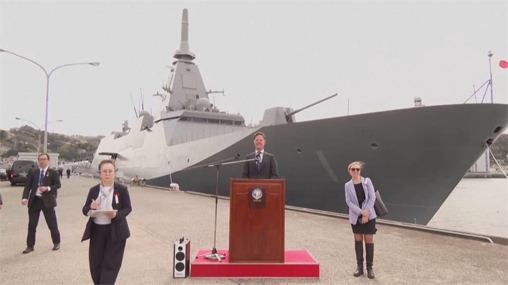 北約秘書長訪日登自衛隊護衛艦 密切關注中國對台軍演