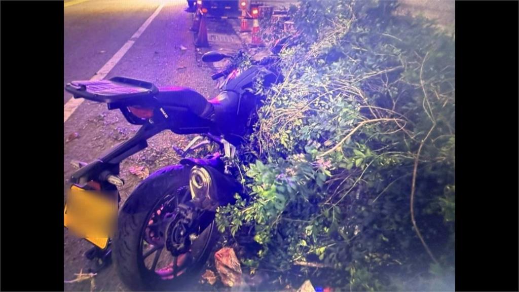 28歲男騎重機過彎自摔 左腿骨折、頭部出血送醫不治
