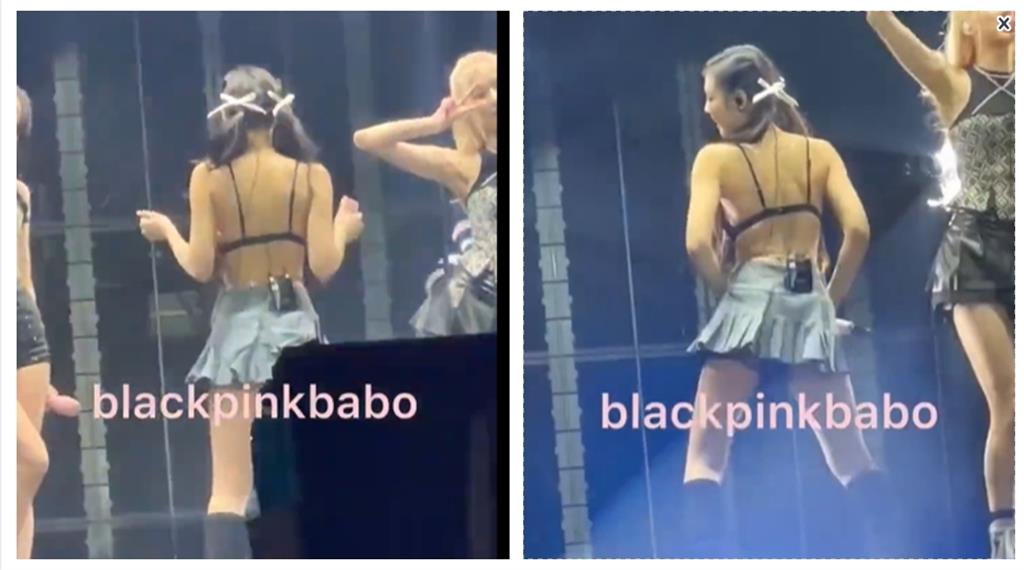 Jennie演唱會嗨到「脫衣只剩bra」！激短裙洩黑影走光片瘋傳