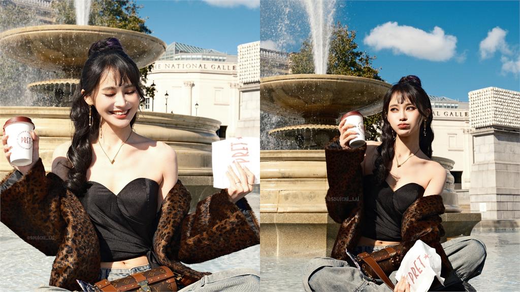 英國正妹撩馬尾「整片白肌沒遮」!萬人被辣暈「一放大竟是賴品妤」:不是…