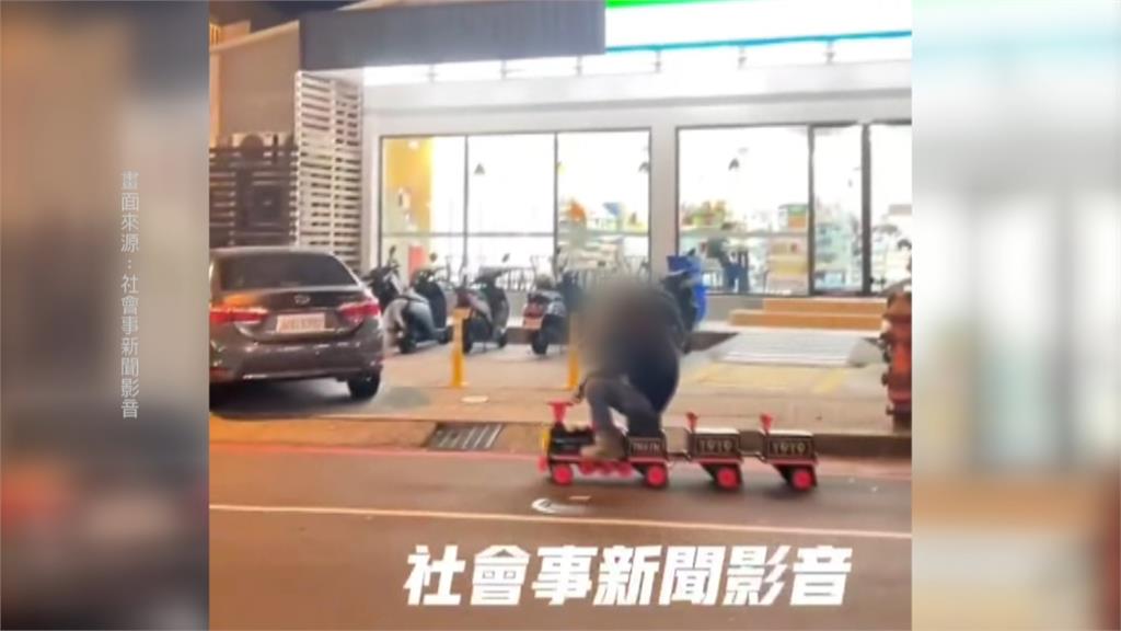 「湯瑪士小火車」真人版? 台中太平驚見小火車開上路