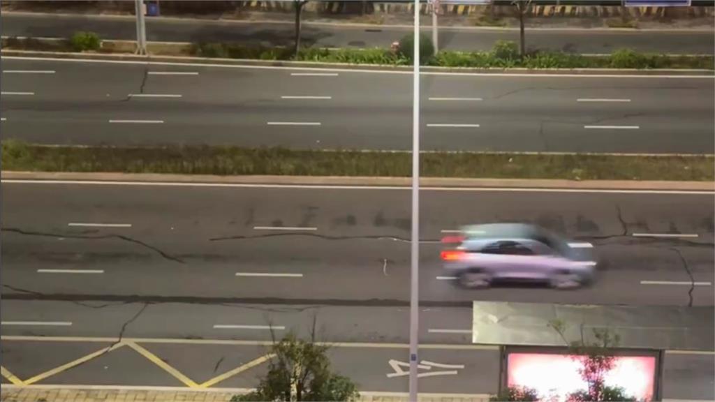 宜蘭規模7.0強震「中國沿海有感」!漳州馬路疑「裂出大縫」震撼畫面曝光網看傻