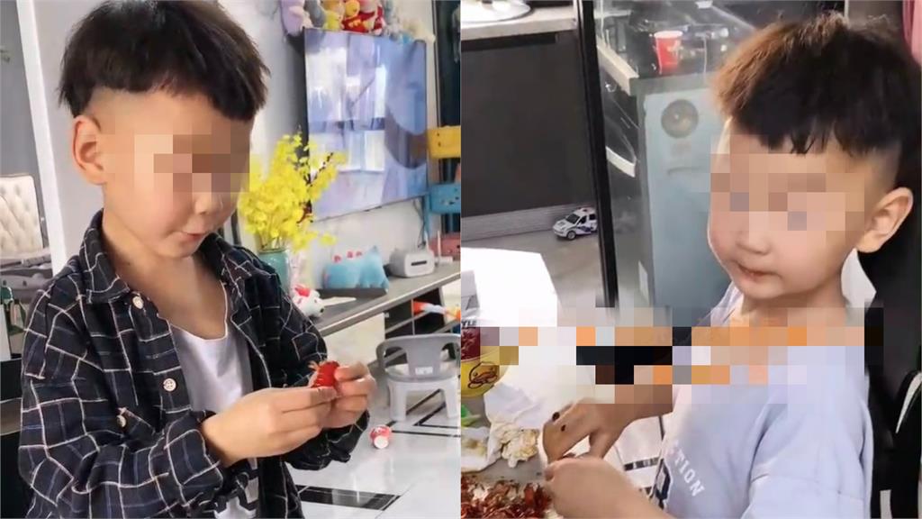 小龍蝦寵物被端上桌!5歲萌孩大哭跟媽翻臉 母親無奈:他吃挺多的