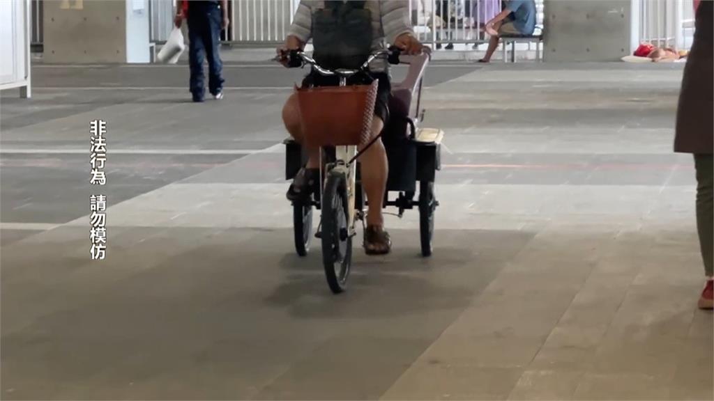 扯!男騎車飆進車站商店街欲撞人 民眾PO文:差點轉生異世界