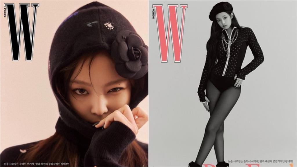 Jennie「泳裝＋絲襪」照曝光！最辣黑白封面網暴動：太性感