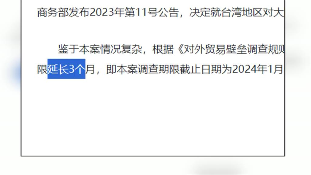 中國延長貿易壁壘調查 學者分析:經貿手段影響2024大選
