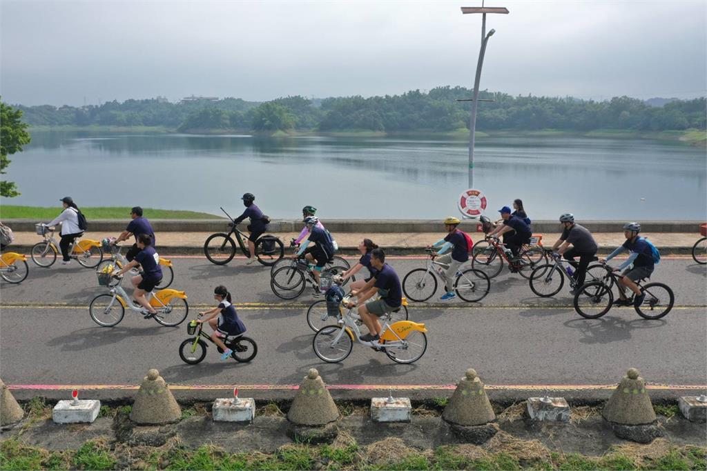 響應6/3國際自行車日 嘉義市號召1500人單車遊蘭潭水庫
