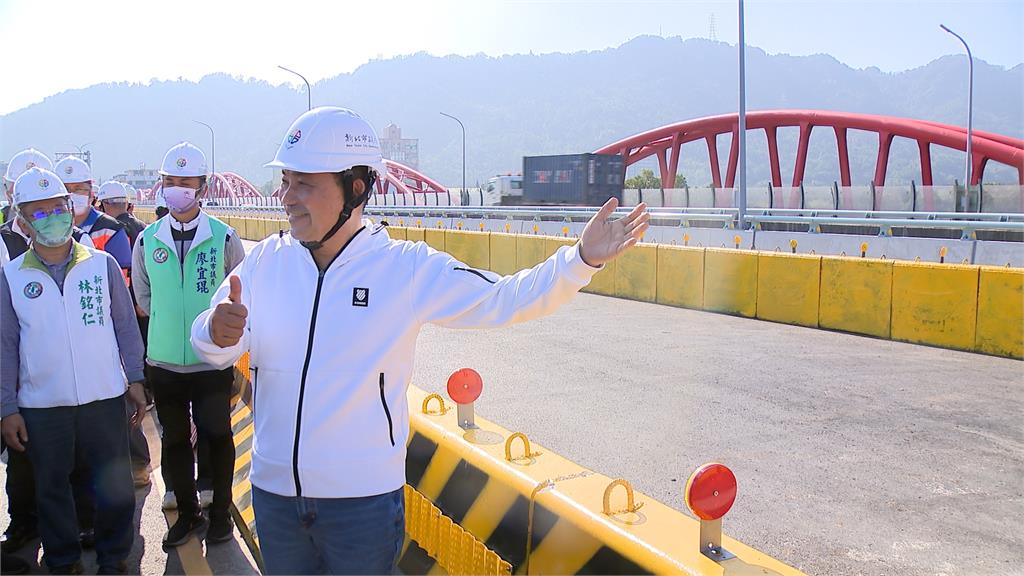 視察三鶯大橋改建 侯友宜宣布1/15主橋通行