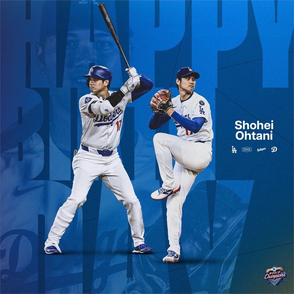 MLB/大谷翔平31歲生日快樂!從大聯盟、對手和全場球迷都搶著祝賀
