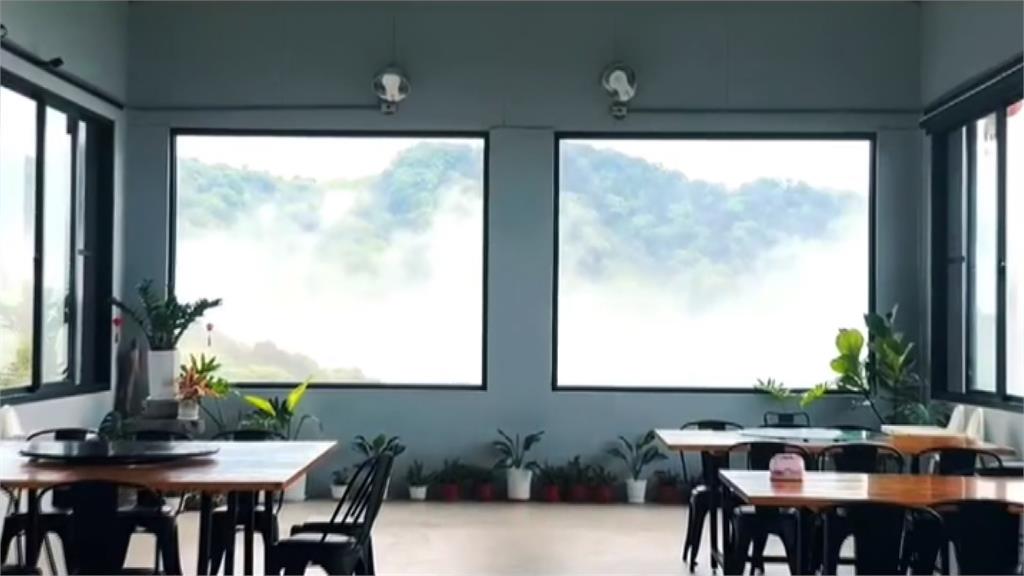 苗栗無菜單餐館三面環山 吃飯配雲海超享受