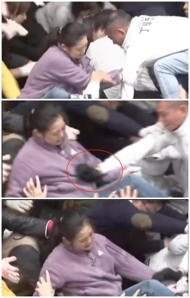 藍委丁學忠「爬桌襲吳思瑤」畫面曝!網見「魔之一瞬」嚇壞:這能摸?