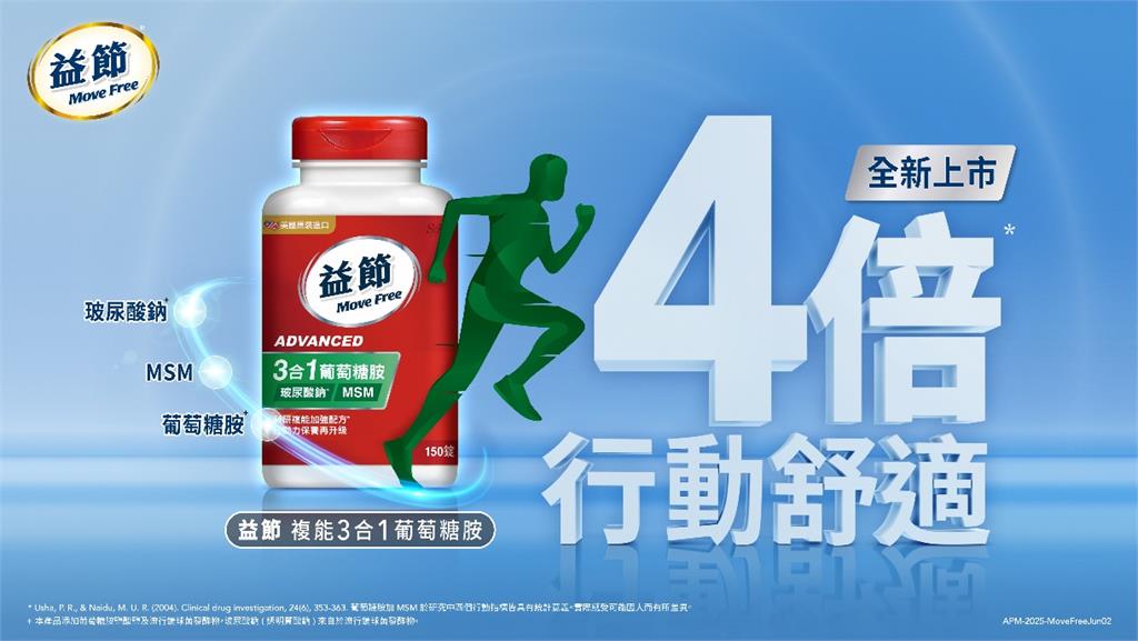 新年保養再進化!益節雙新品,行動力X骨骼健康全面守護