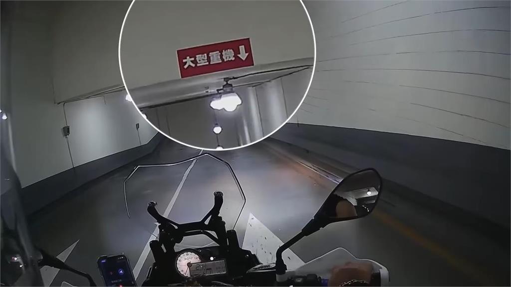 百萬重機外送員停台南百貨停車場 實測結果竟跟有沒上班有關