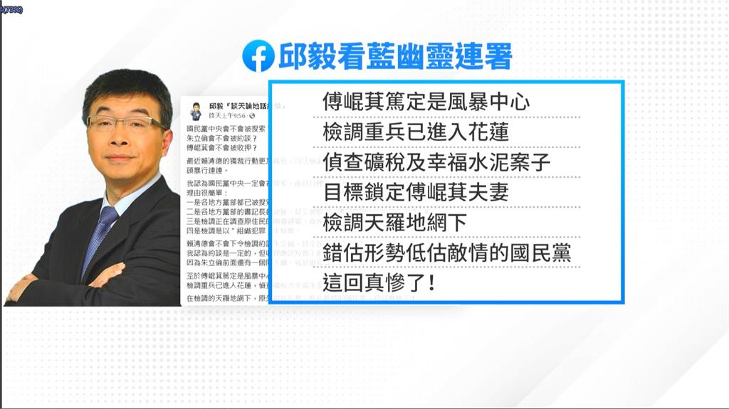 朱立倫挺羅智強街頭宣講! 前立委邱毅:朱恐是下個被約談對象