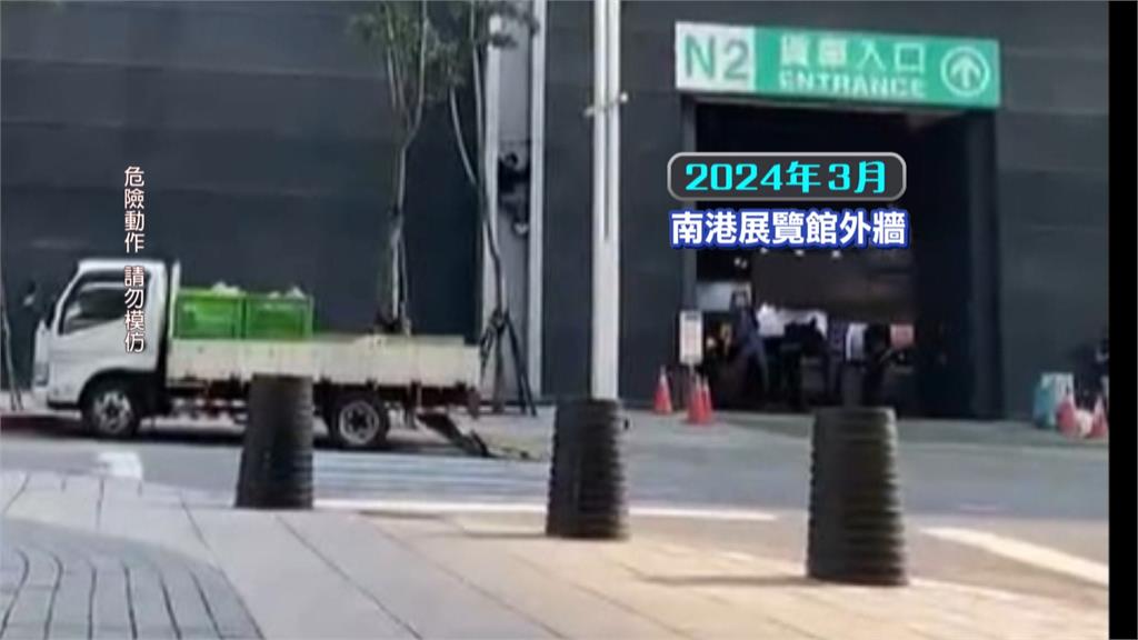 跑酷玩家出沒台大！穿西裝挑戰「跳鋼架」　　過程超驚險、民眾看傻眼