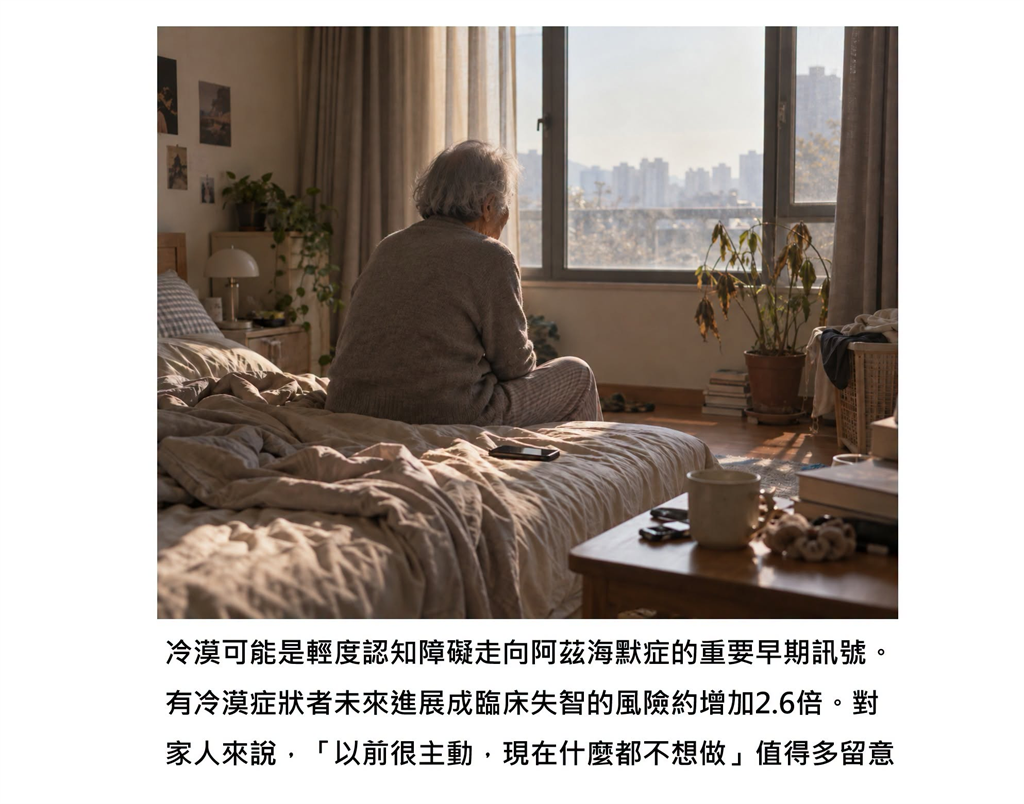 不想動 愛回隨便 都可以  冷漠2.57倍 很生活化的事：冷漠，可能比健忘更早被