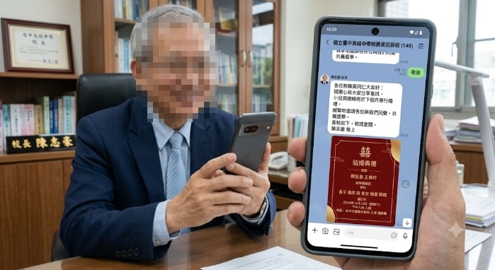 校長發兒子「假喜帖」討禮金！同事「鬼靠1招」踢爆：去年就結婚…下場慘了