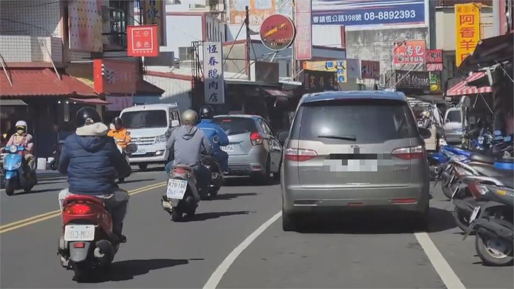 恆春中正路違停亂象多　居民怨外地遊客亂停車