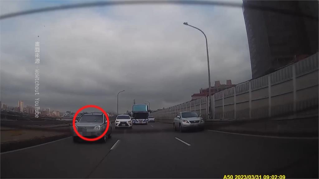 惡劣!超車疑遭雷射筆照射 駕駛左眼刺痛發炎