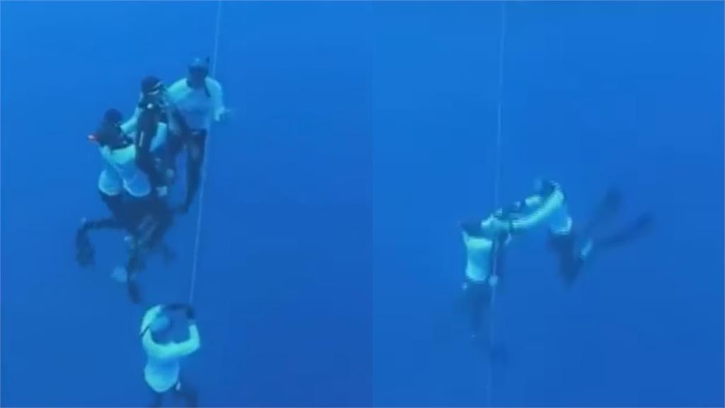 挑戰深度極限！自潛世界亞軍一口氣下潛125公尺　出水前昏迷畫面曝
