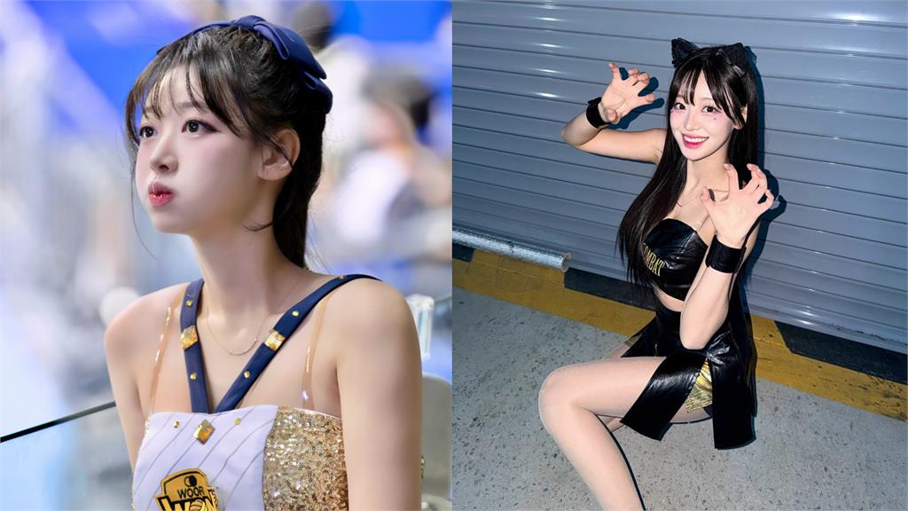 韓籍啦啦隊女神大解放「中空挖大U」！白色泳裝狂洩「絕頂S曲線」網暴動