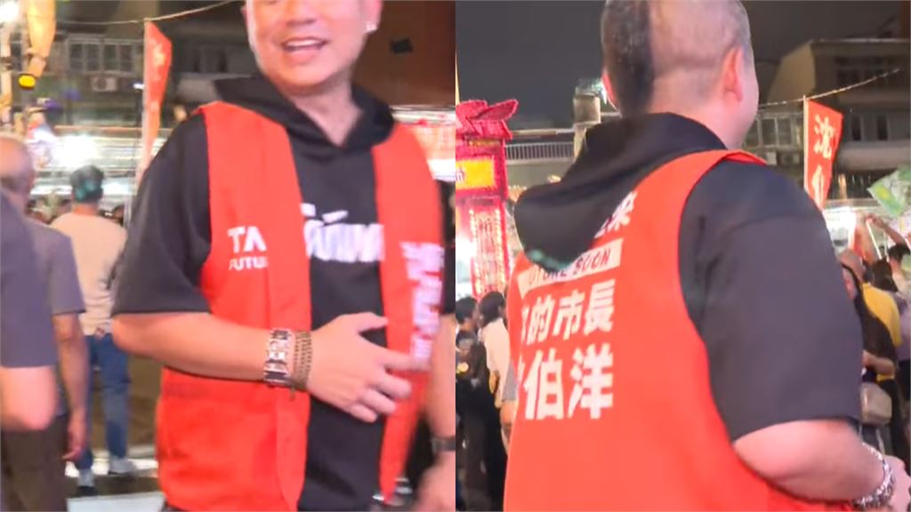 洋流狂湧蔣萬安急撤!橘衣英雄幫開道「真身竟是沈伯洋志工」他喊1句網笑翻:太暖