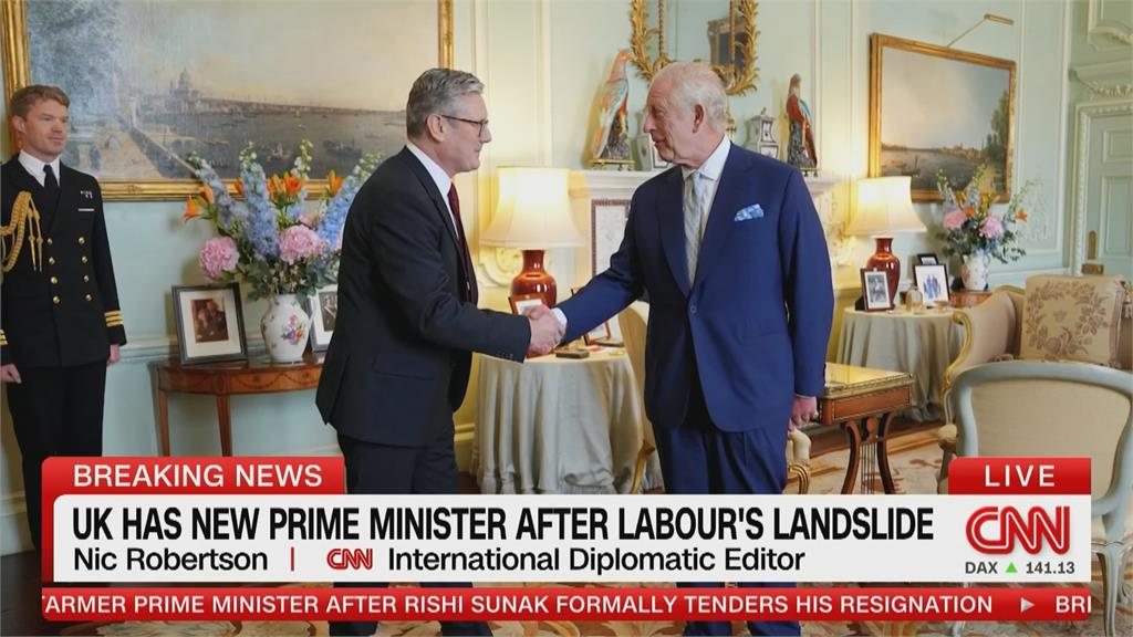 英國新首相施凱爾晉見英王發表演說 蘇納克請辭「向國家道歉」
