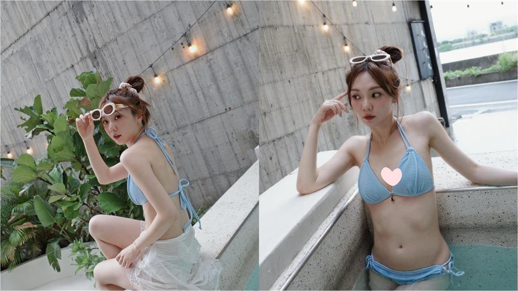 台8女星曬「上帝視角」大露美背　比基尼辣照藏「小亮點」甜喊：喜歡