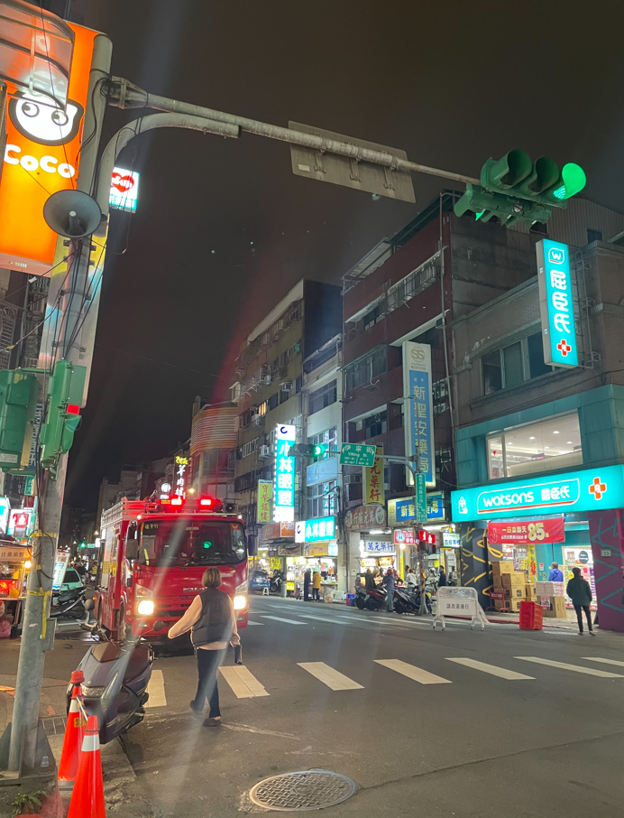 最新／附近民眾注意！北市延平北路三段附近瓦斯外洩　現場進行交通管制
