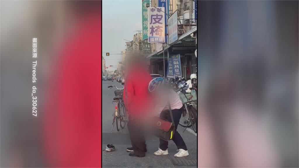 暖心! 北港女學生路邊替失智翁「拉褲穿鞋」 網友讚爆