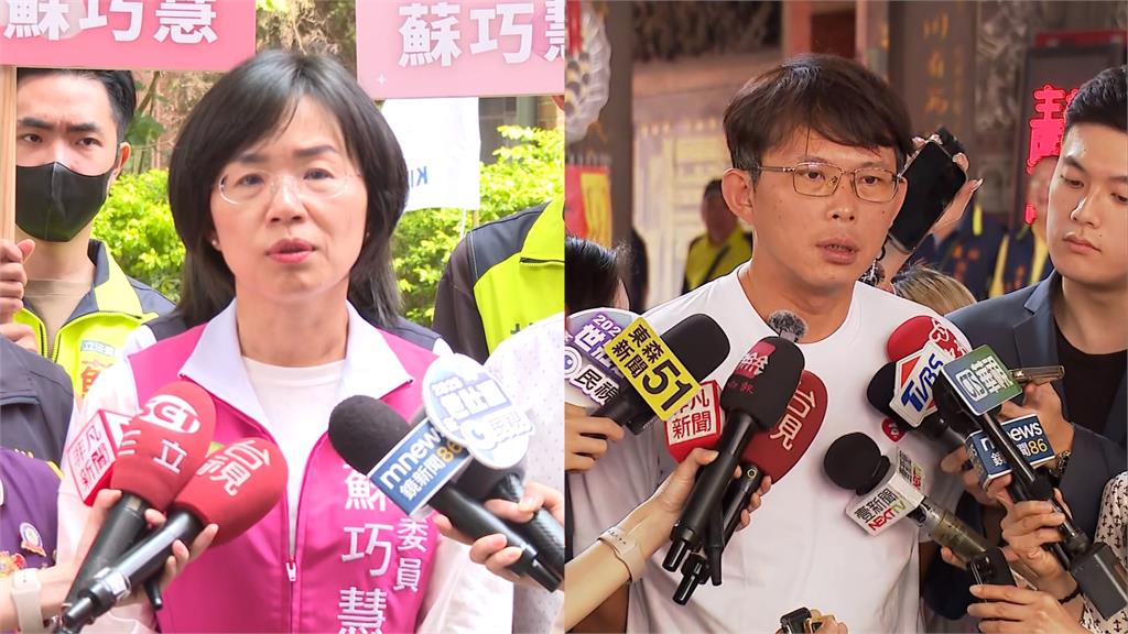 新北市長前哨戰!母親節蘇巧慧、黃國昌拚場尬人氣