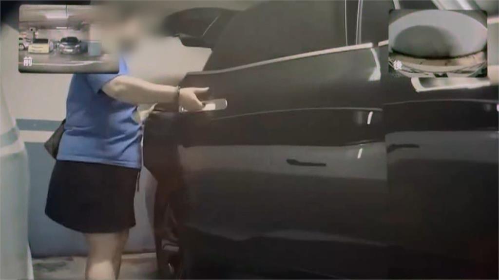 車格超大！車門照樣被刮花　「哨兵模式」揪刮車人