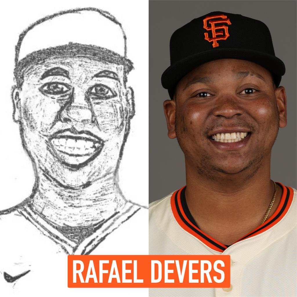 MLB/看得出來這是誰嗎?巨人秀「韋大人手繪風先發照」狂飆10K藏暖心故事