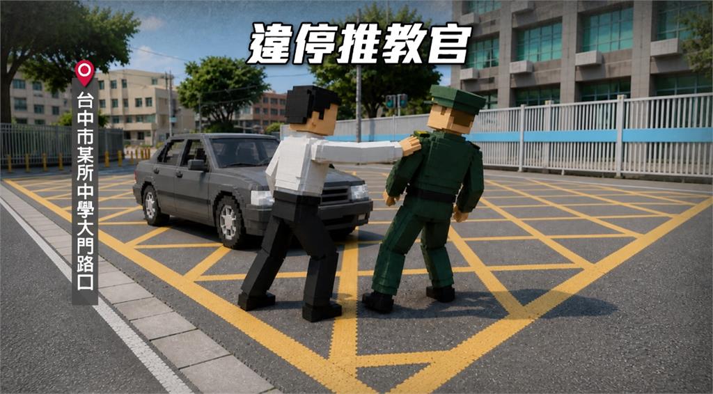 校門口違停遭勸導竟動手打教官　生技公司老闆下場出爐！