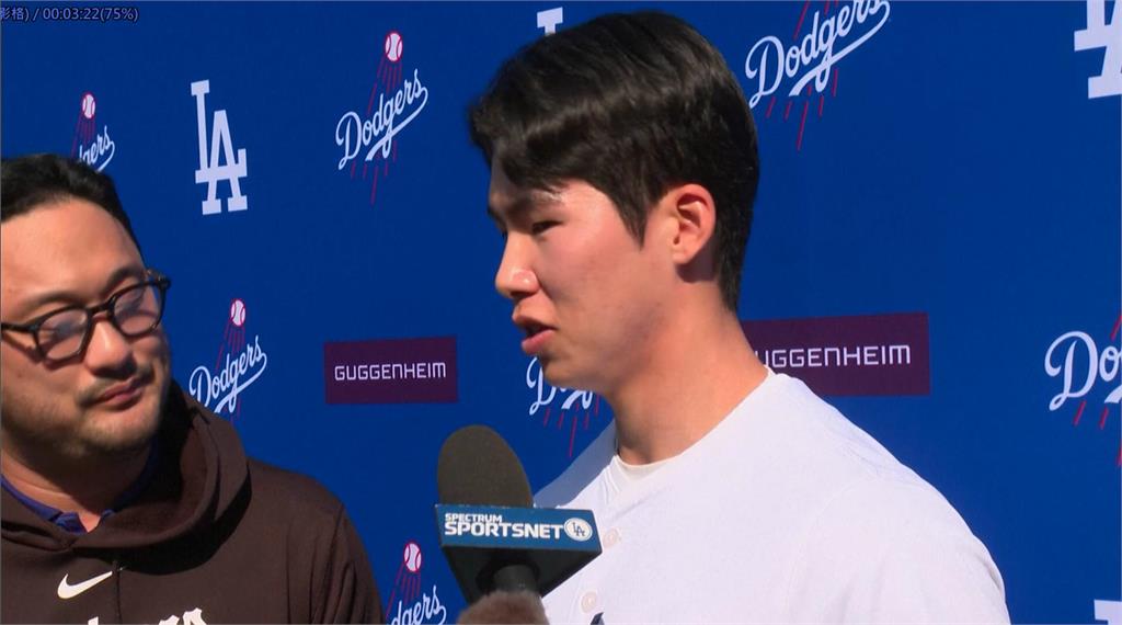 MLB(影)／道奇舉辦年度球迷會　韓籍新生力軍金慧成談為何選擇道奇