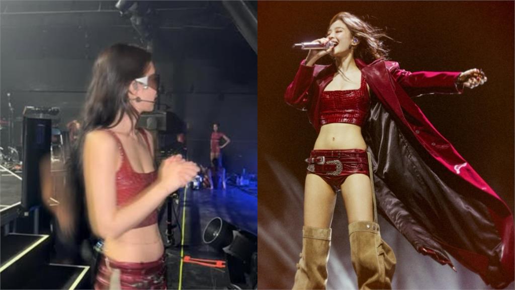 Jennie解放比基尼！拉開浴袍大秀「水蛇腰」放福利：瘋狂的旅程
